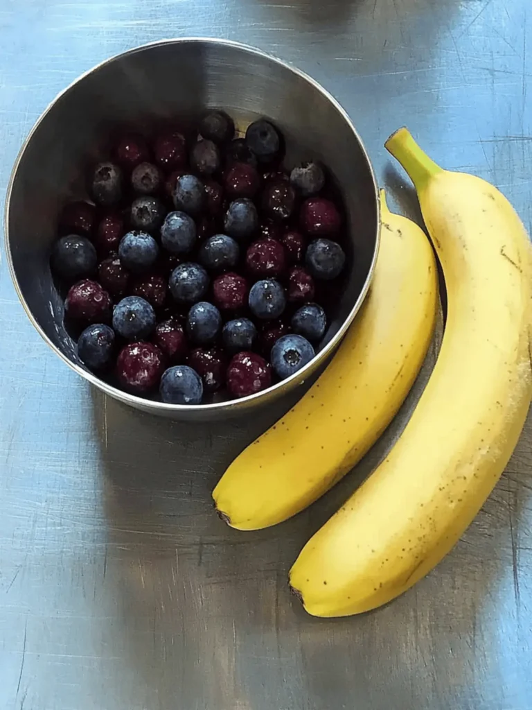 Delicious Bananas & Blueberries: Easy Bread Machine Recipe 4 Bananas & Blueberries