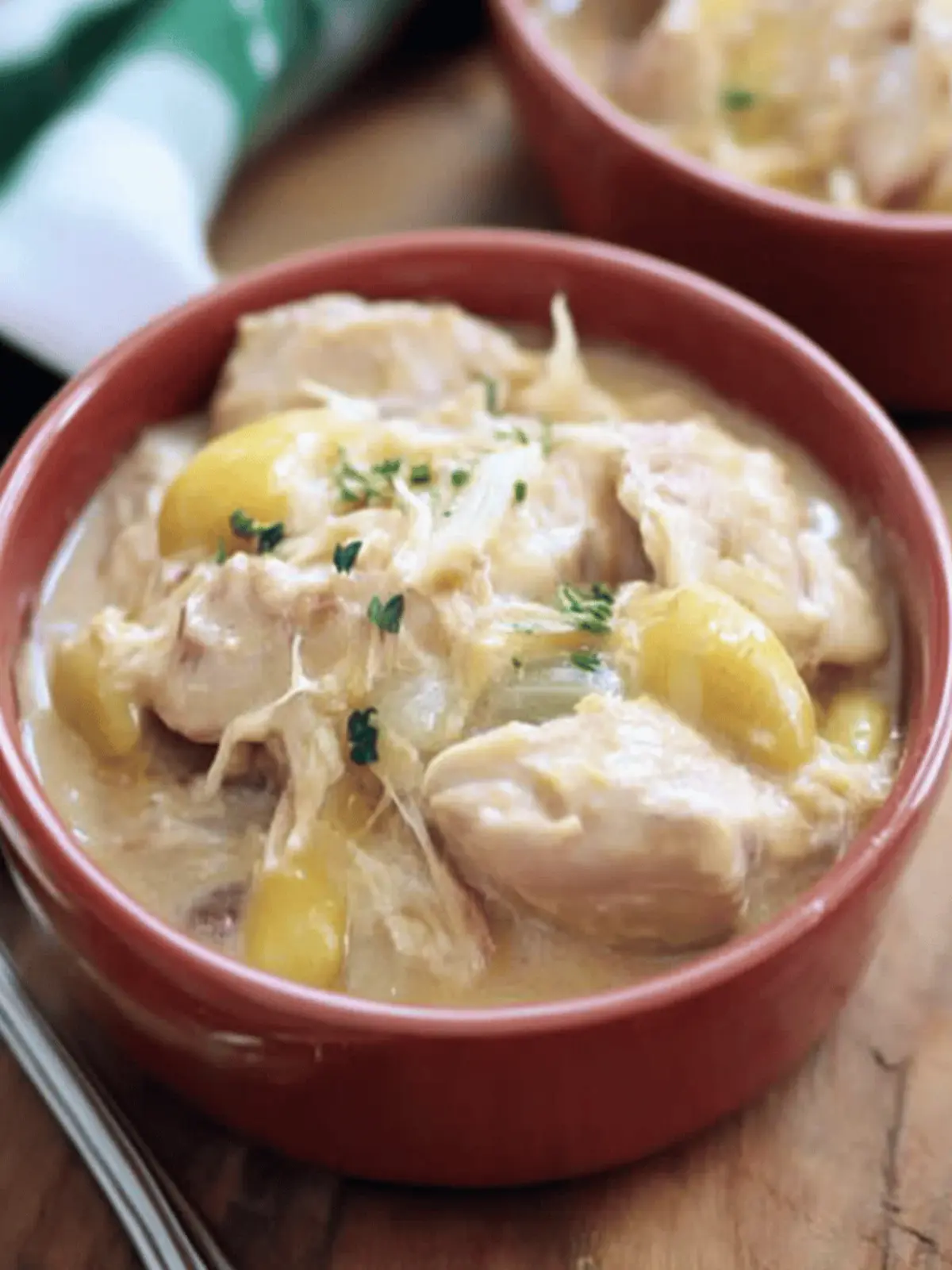 Creamy Slow Cooker Pepperoncini Chicken