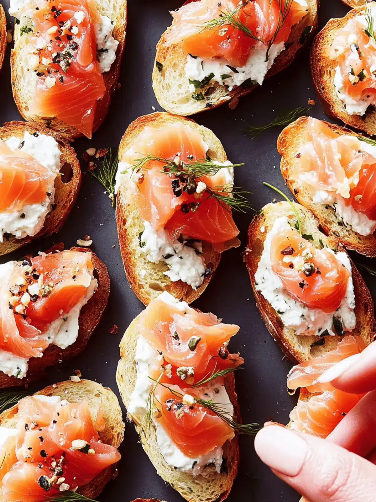Smoked Salmon Crostini