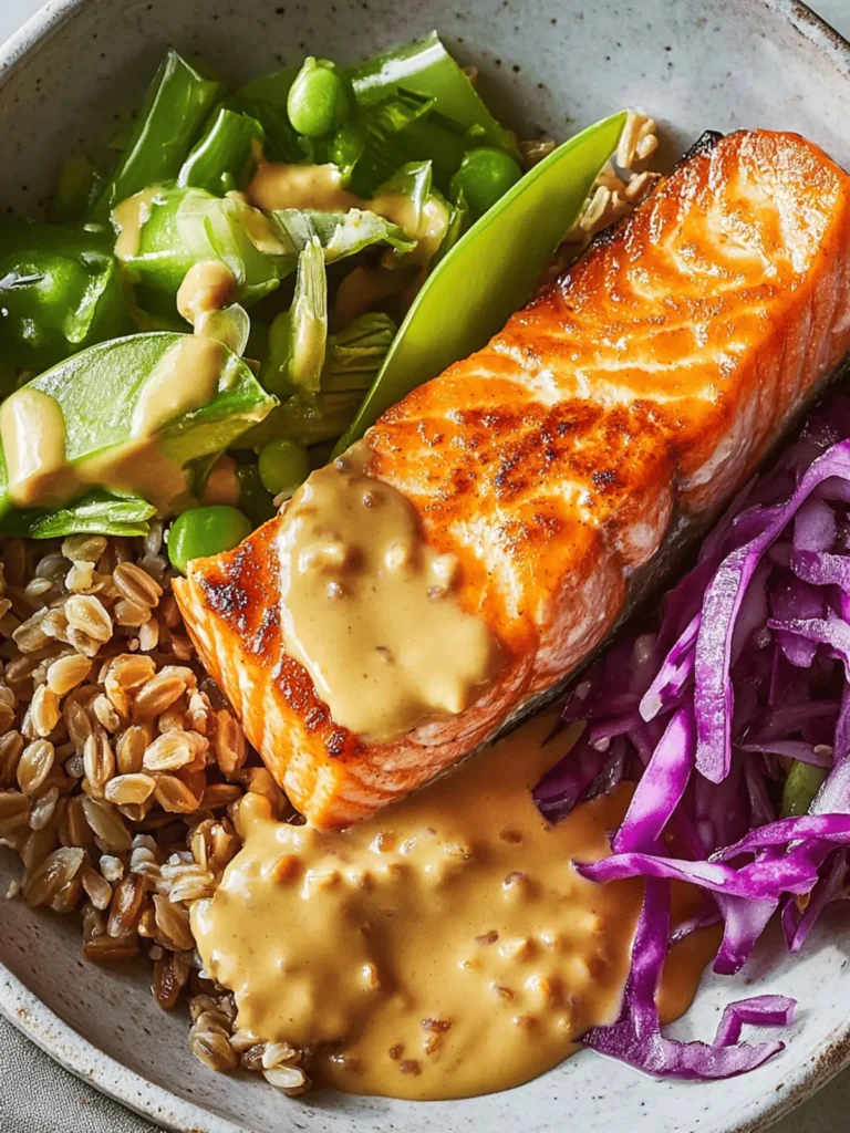 Savory Miso Salmon & Farro Bowl for a Quick, Healthy Dinner 3 Miso Salmon & Farro Bowl