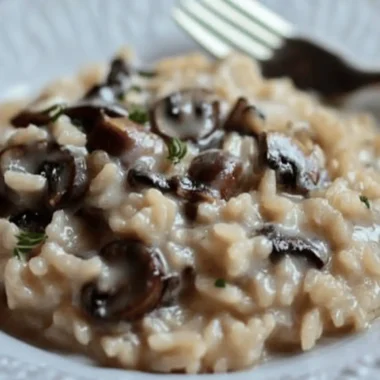 Baked Mushroom Risotto
