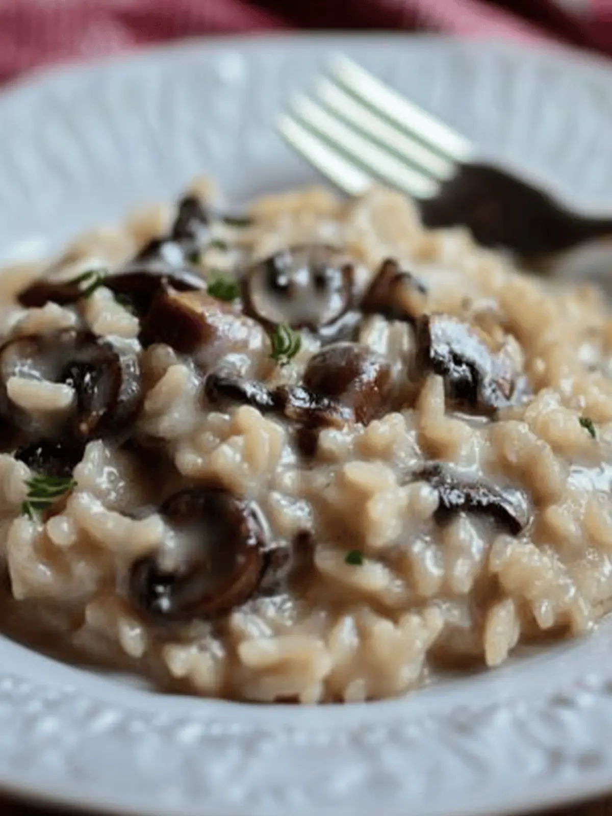 Baked Mushroom Risotto