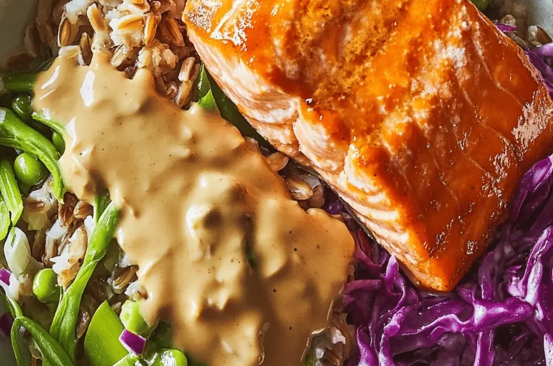 Miso Salmon & Farro Bowl