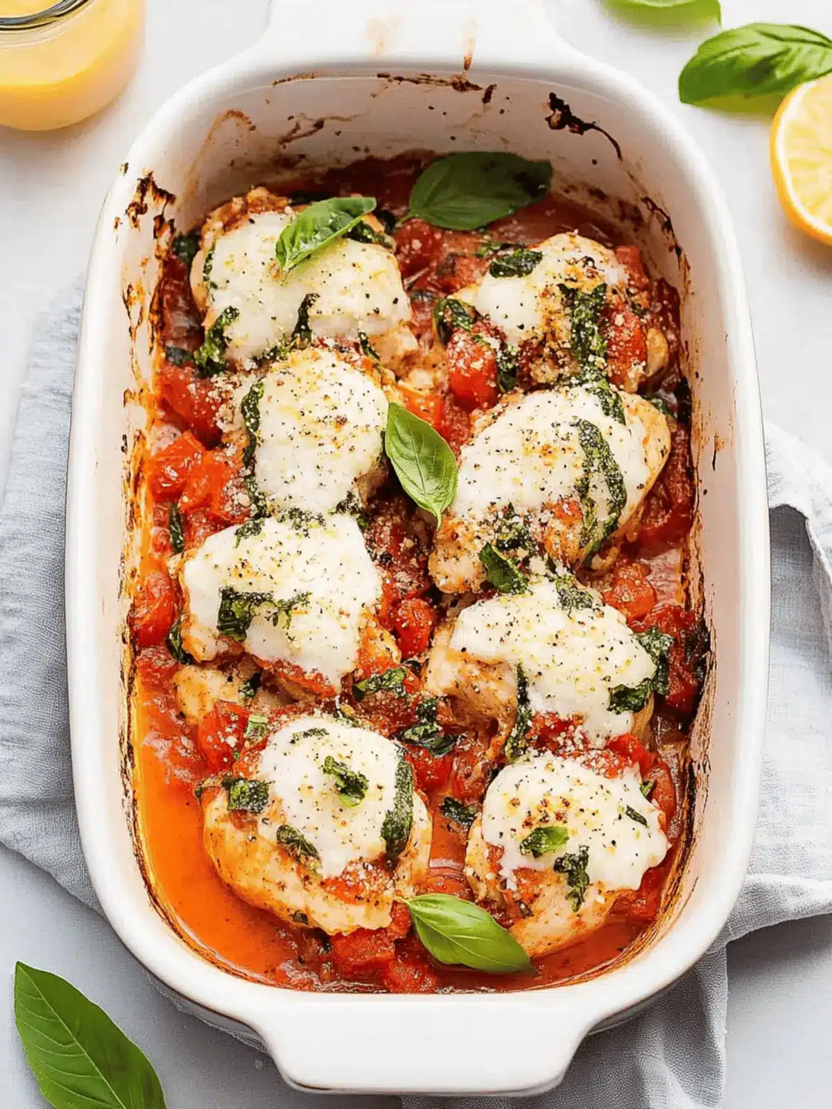 Bruschetta Chicken Bake