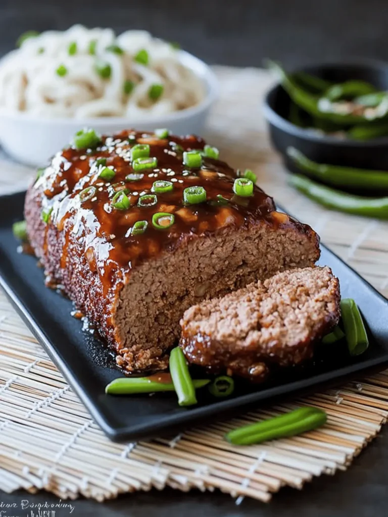Asian Inspired Meatloaf: A Savory Twist for Family Dinners 4 Asian Inspired Meatloaf
