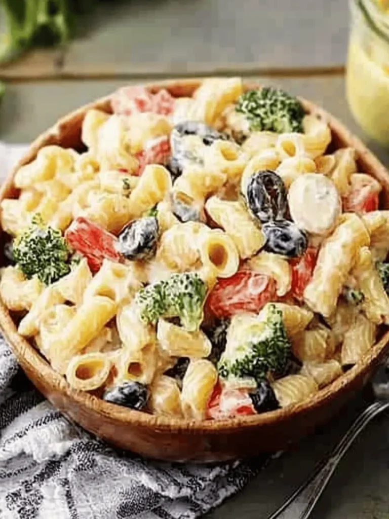 Creamy Pasta Salad that Everyone Will Love at Your Table 2 Creamy Pasta Salad