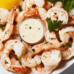 Roasted Shrimp Cocktail With Lemon