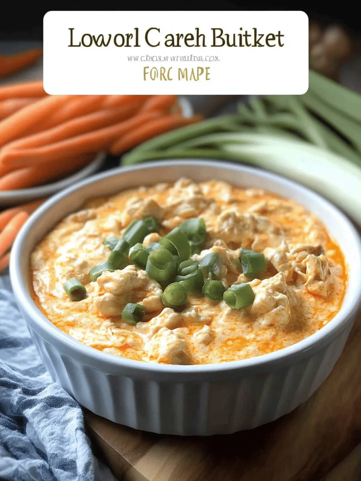 Low Carb Buffalo Chicken Dip