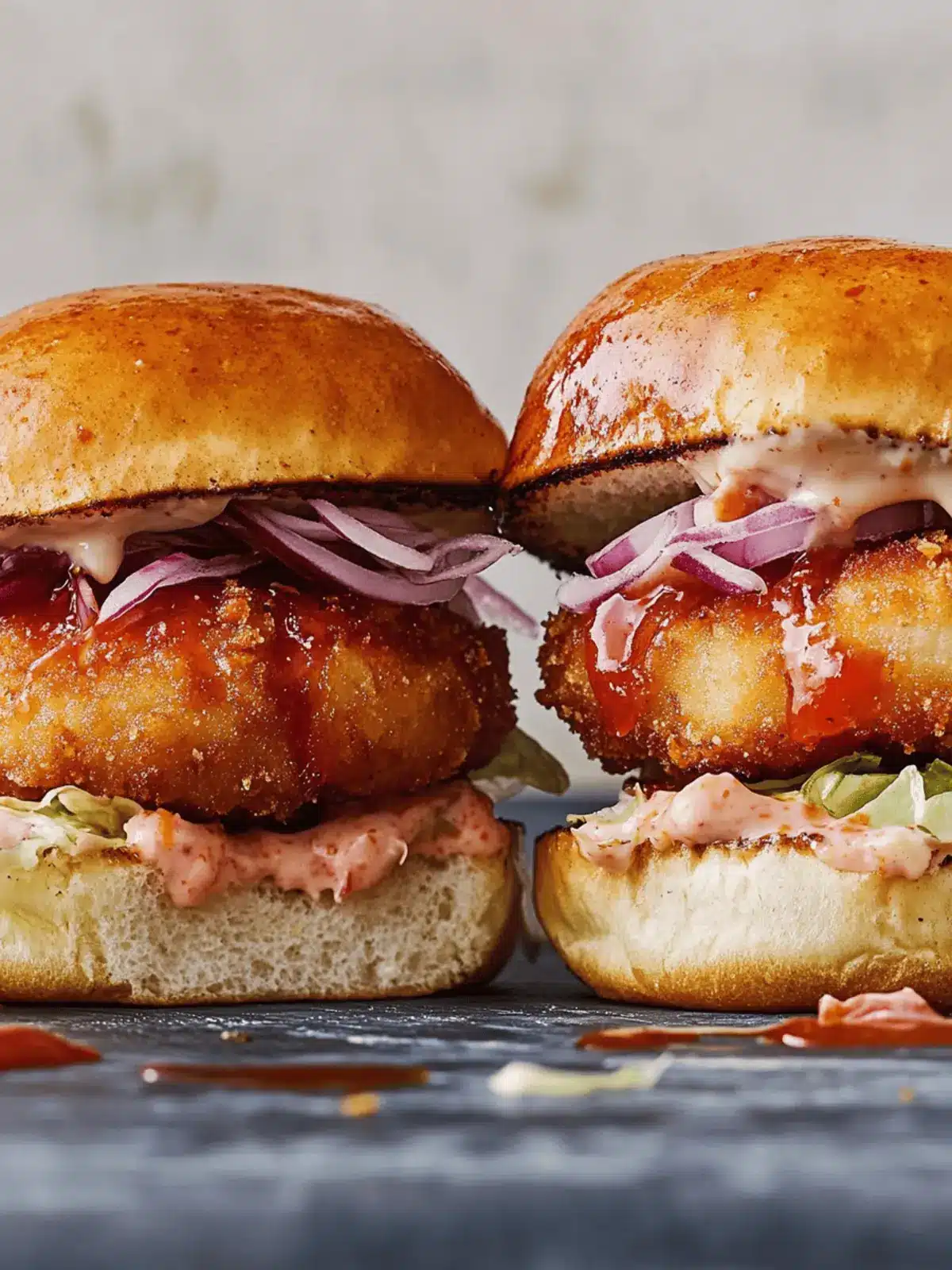 Shrimp Katsu Burgers