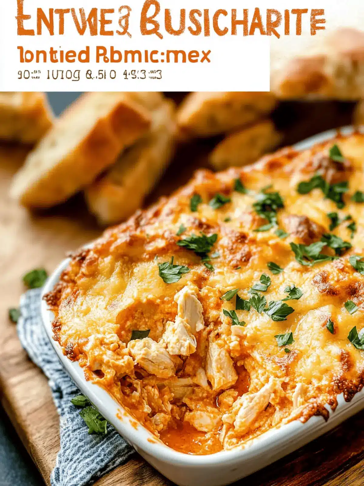 Baked Buffalo Chicken Dip