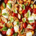 Caprese Chicken Gnocchi Skillet