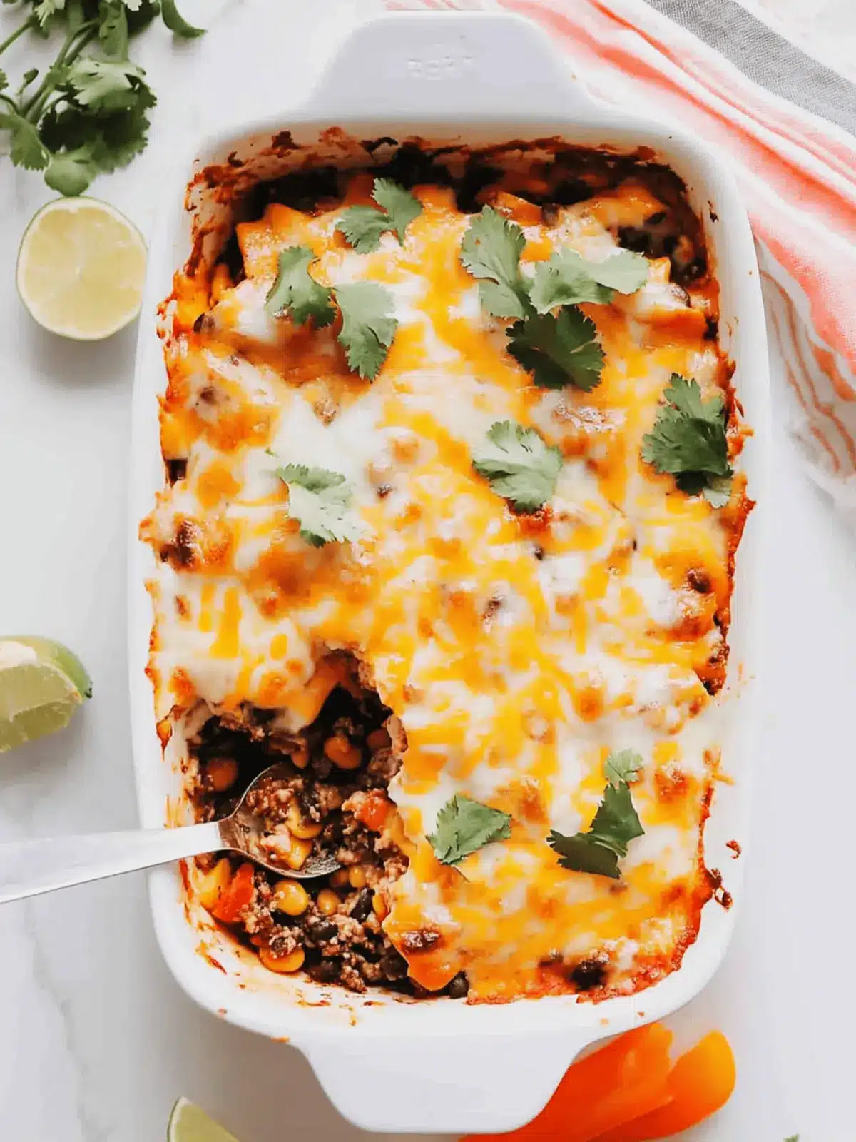 Walking Taco Casserole