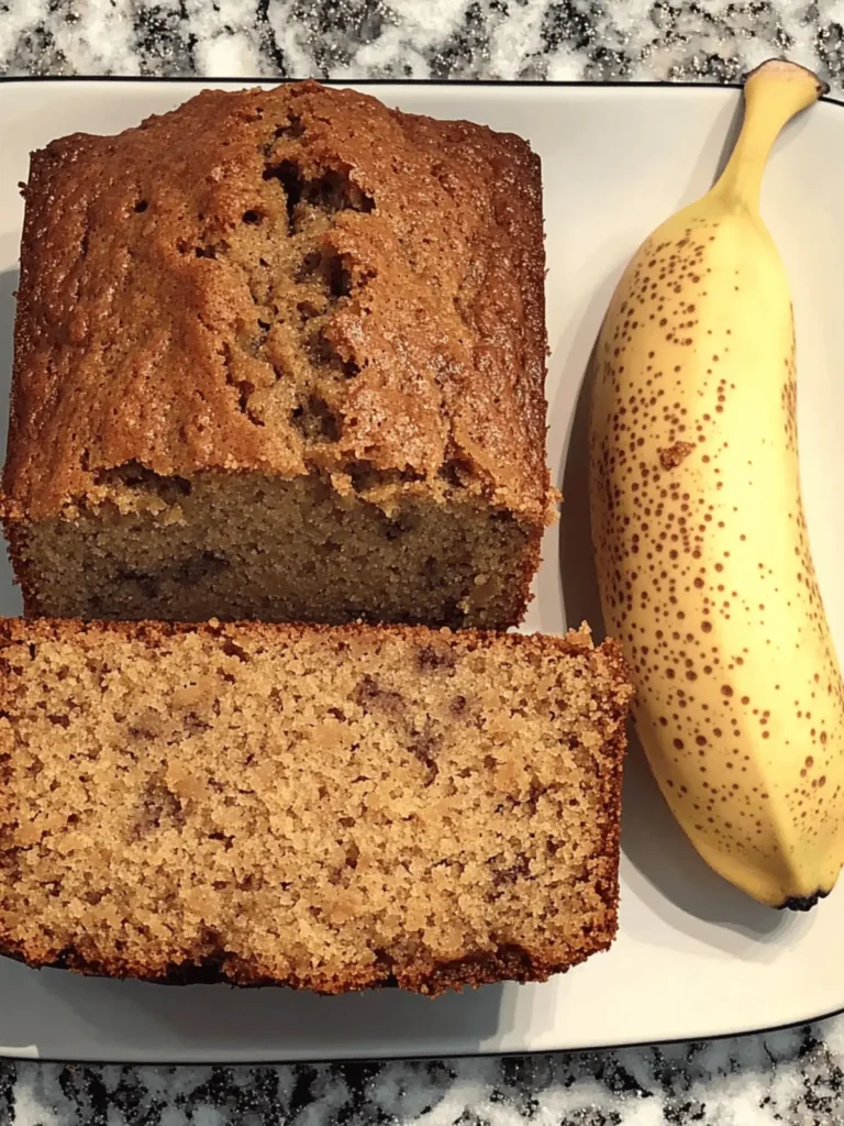 Decadent Brown Sugar Banana Bread with Crunchy Sugar Topping 3 Brown Sugar Banana Bread (Sugar Topping)