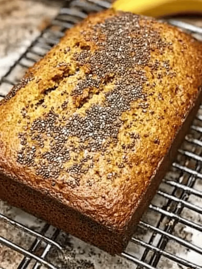 Chia Banana Bread – Fiber, Omega 3 & A Nice Crunch!