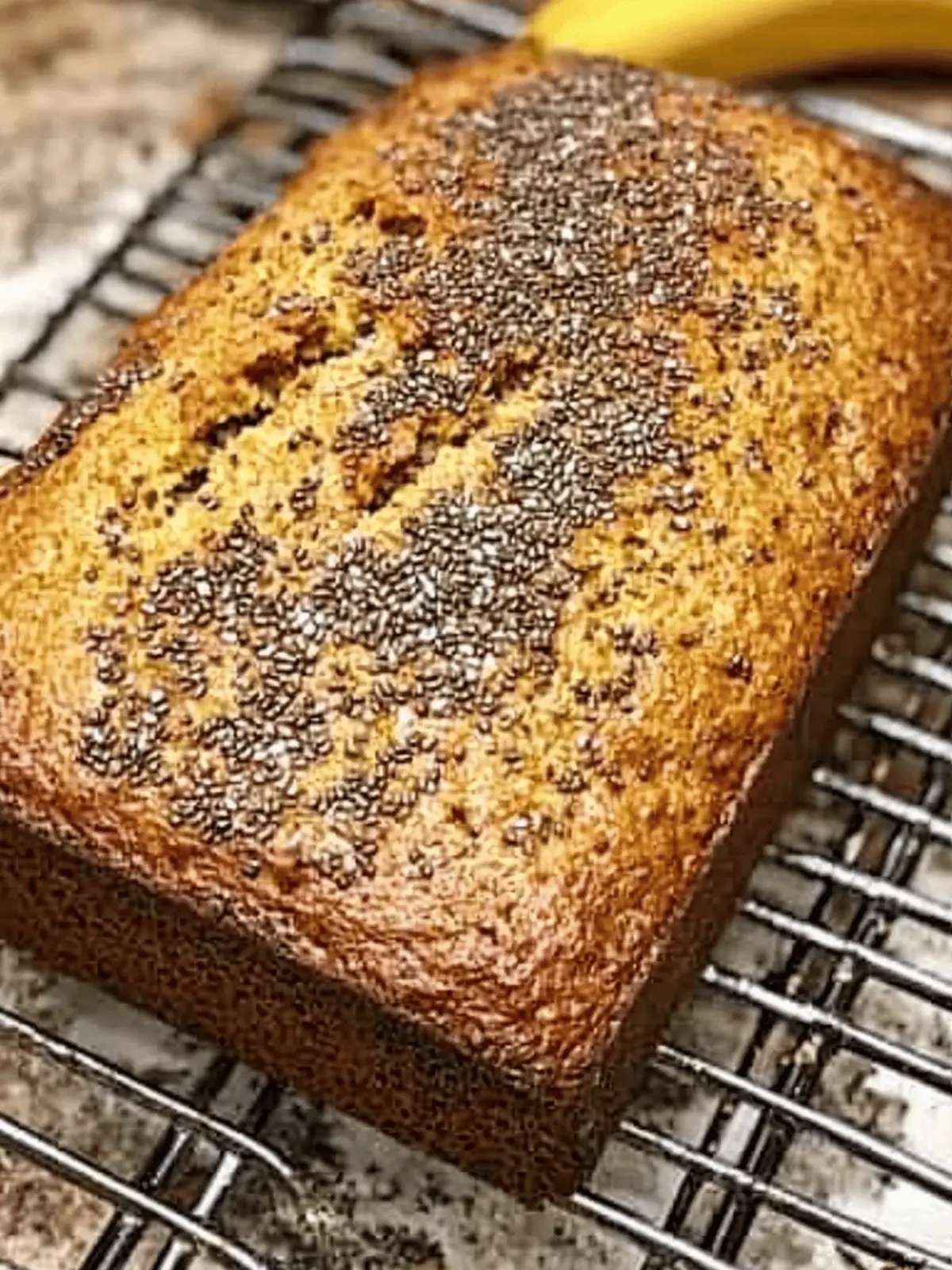Chia Banana Bread – Fiber, Omega 3 & A Nice Crunch!