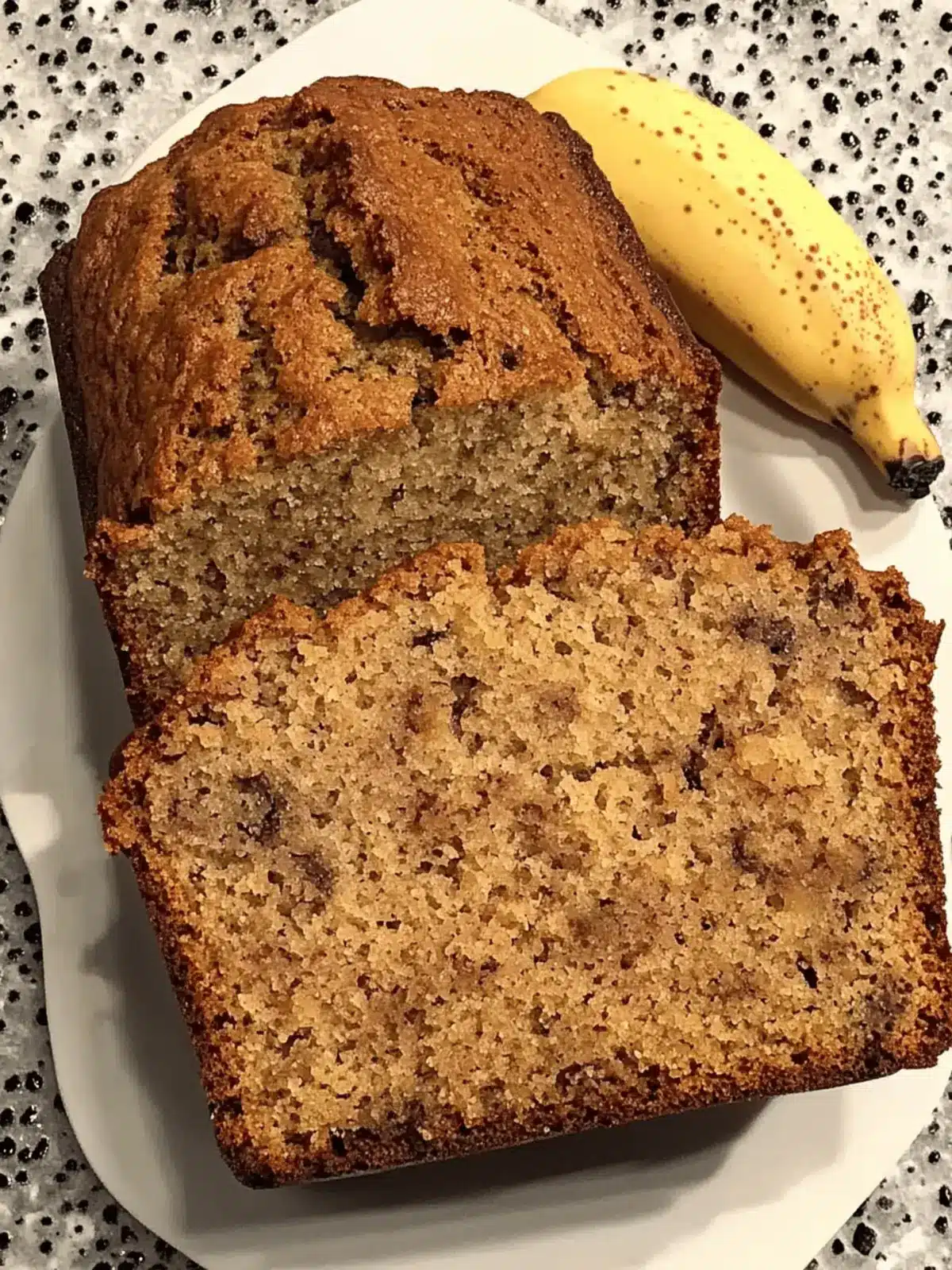 Decadent Brown Sugar Banana Bread with Crunchy Sugar Topping 5 Brown Sugar Banana Bread (Sugar Topping)