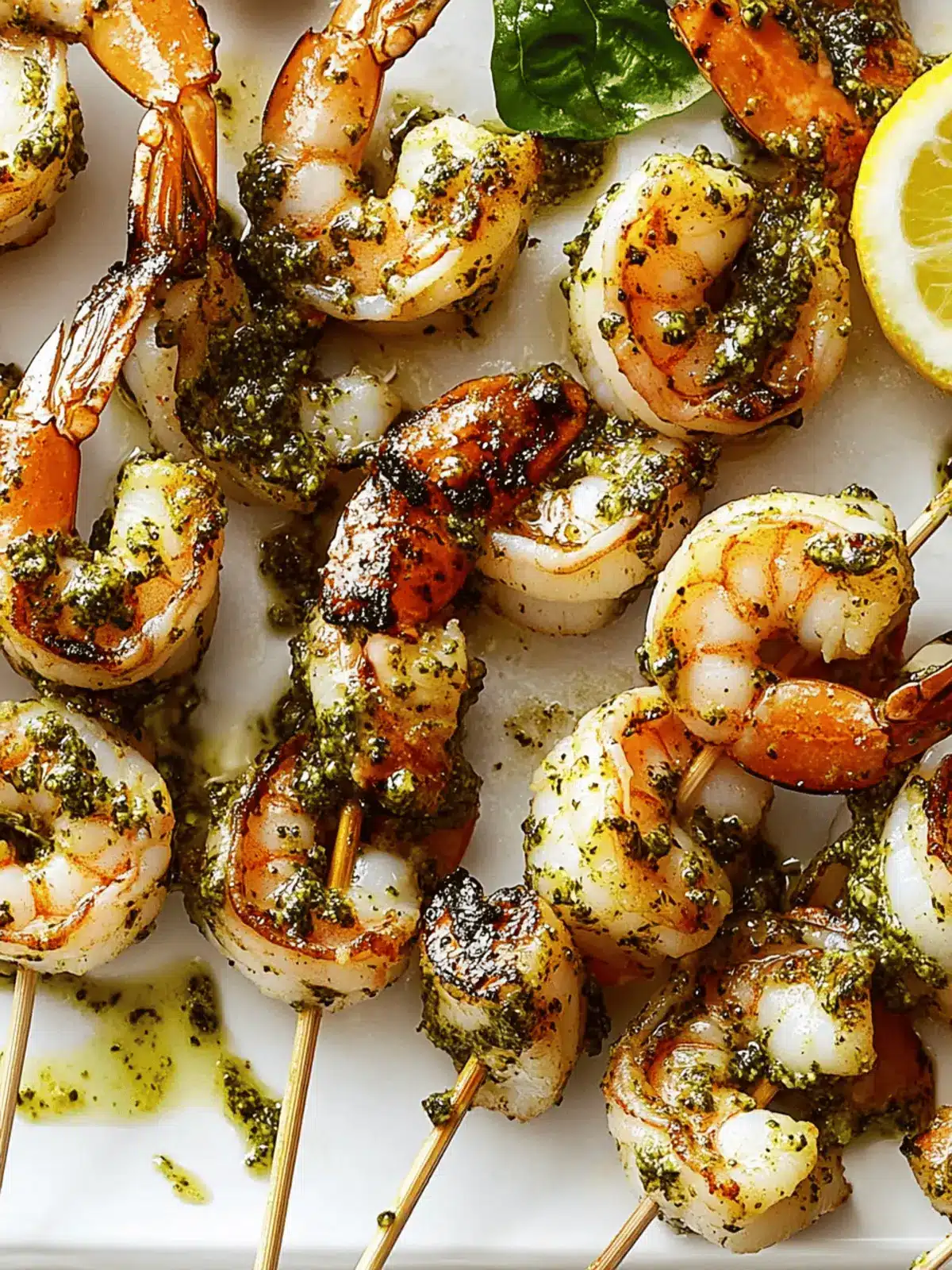 Delicious Pesto Shrimp Skewers Ready in 30 Minutes 5 Pesto Shrimp Skewers