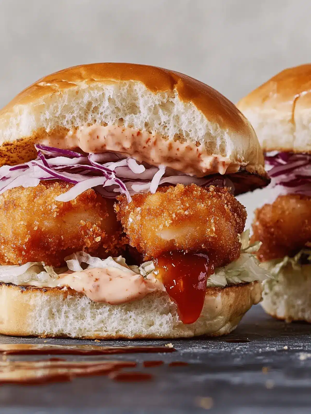 Shrimp Katsu Burgers