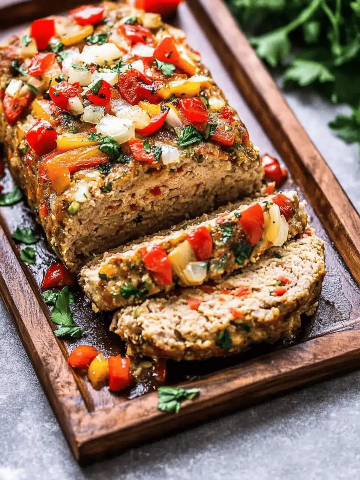 Mediterranean Turkey Meatloaf