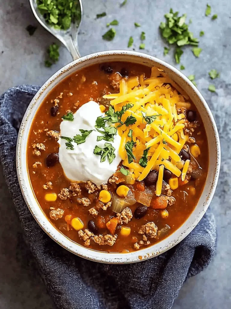 Easy Taco Soup: Hearty Delight Ready in Just 30 Minutes 4 Easy Taco Soup