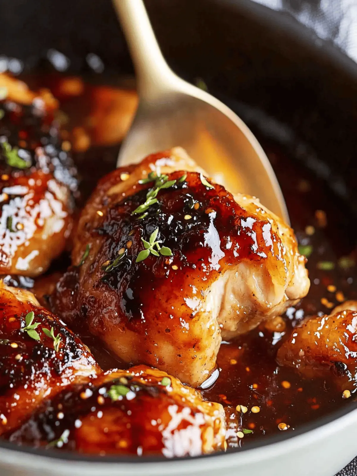 Brown Sugar Garlic Chicken Thighs