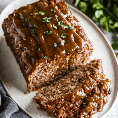 Meatloaf With Brown Gravy