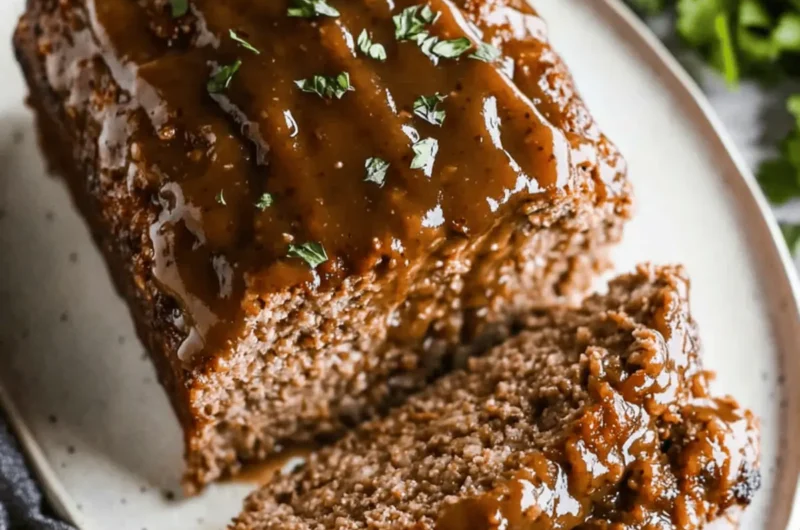 Meatloaf With Brown Gravy