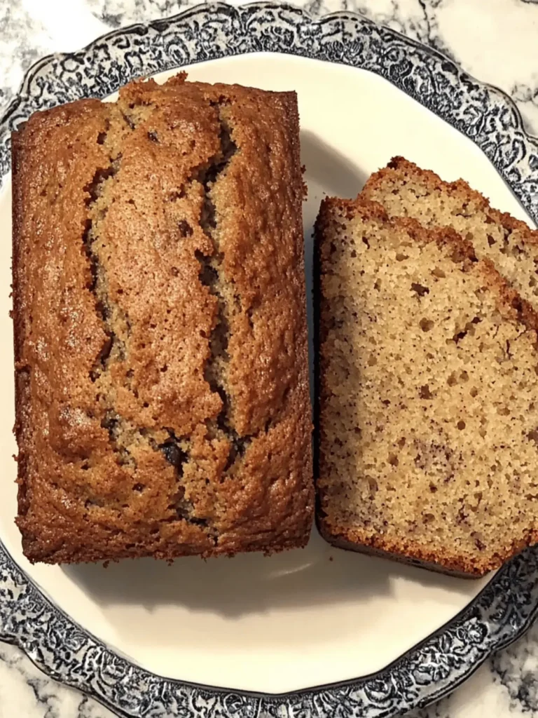 Decadent Brown Sugar Banana Bread with Crunchy Sugar Topping 4 Brown Sugar Banana Bread (Sugar Topping)