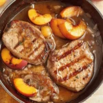 Summer Peach Pork Chops