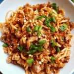Pork and Peanut Dragon Noodles