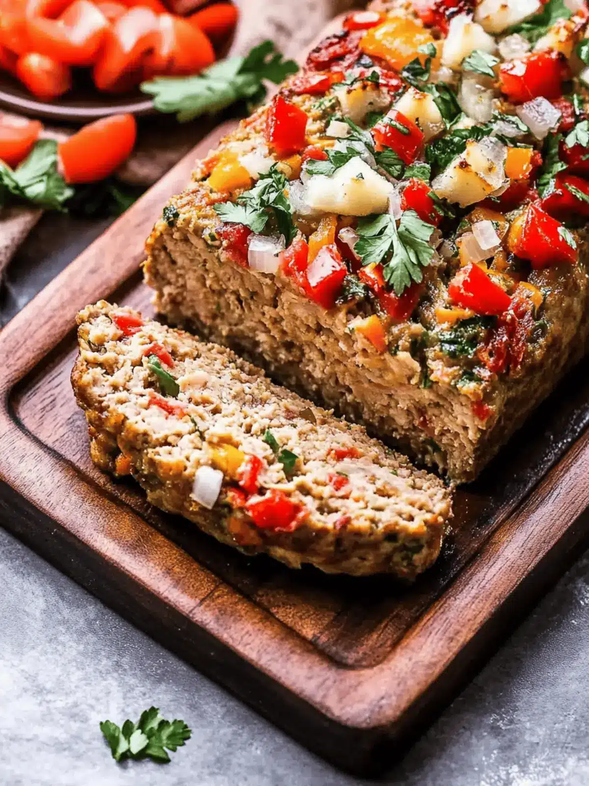Mediterranean Turkey Meatloaf