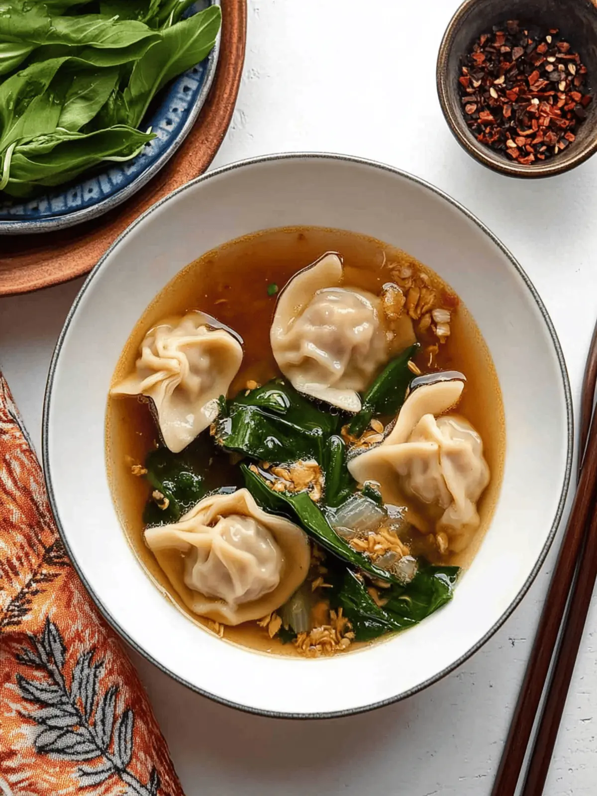 Easy Dumpling Soup