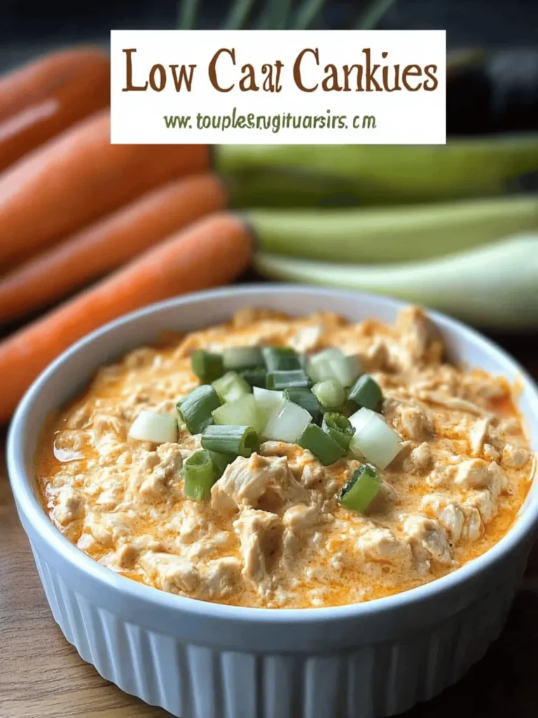 Delicious Low Carb Buffalo Chicken Dip for Crowd-Pleasing Fun 2 Low Carb Buffalo Chicken Dip