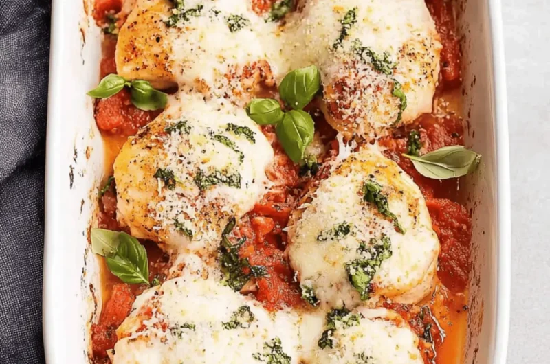 Bruschetta Chicken Bake