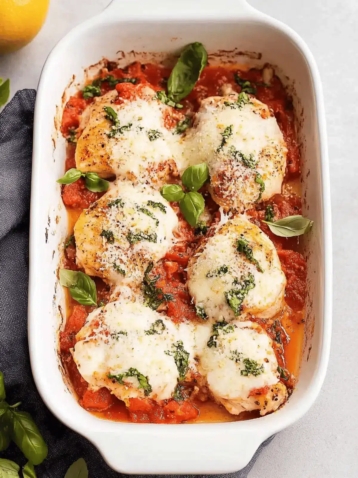 Bruschetta Chicken Bake