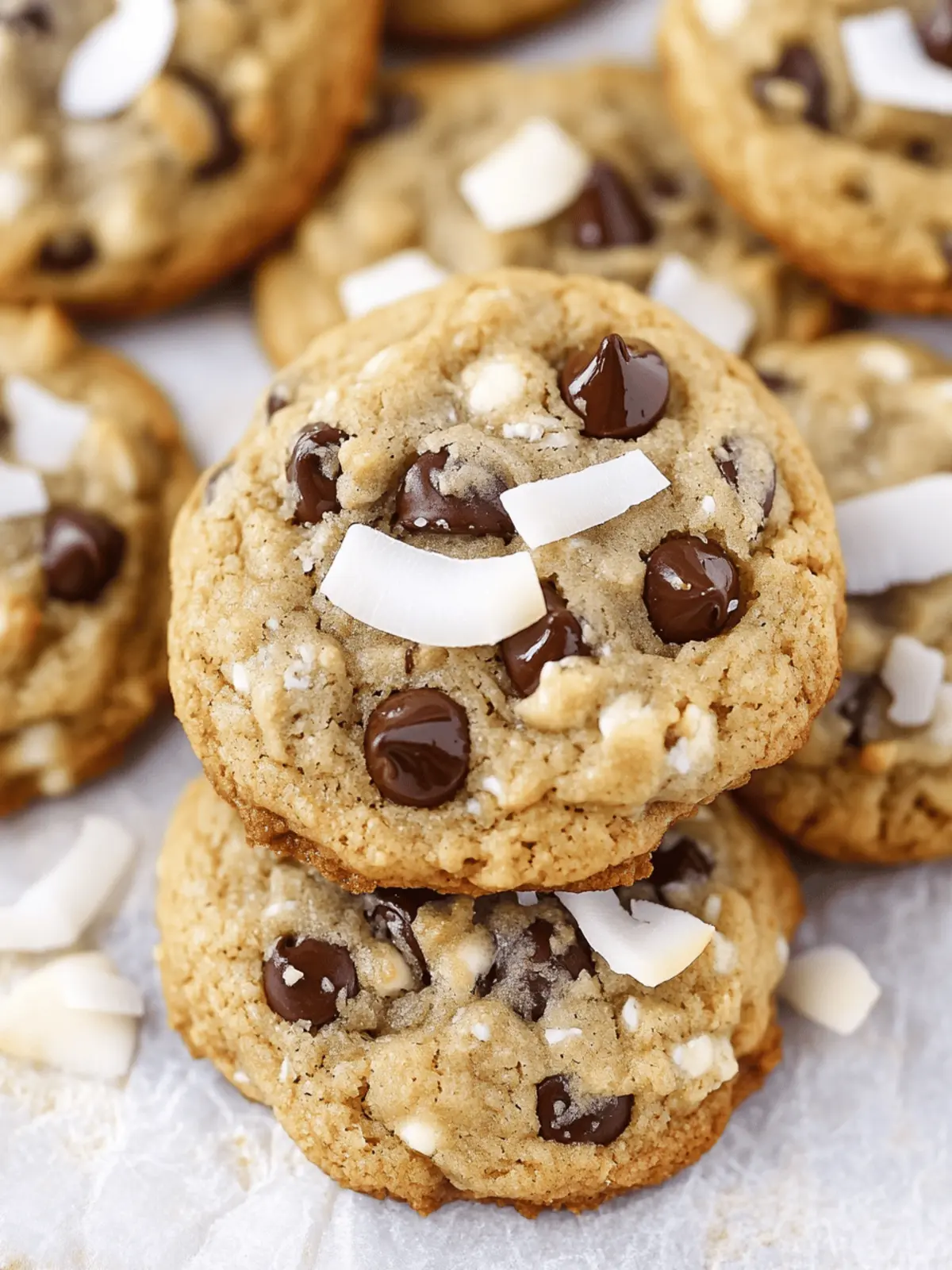 Coconut Chocolate Chip Cookies