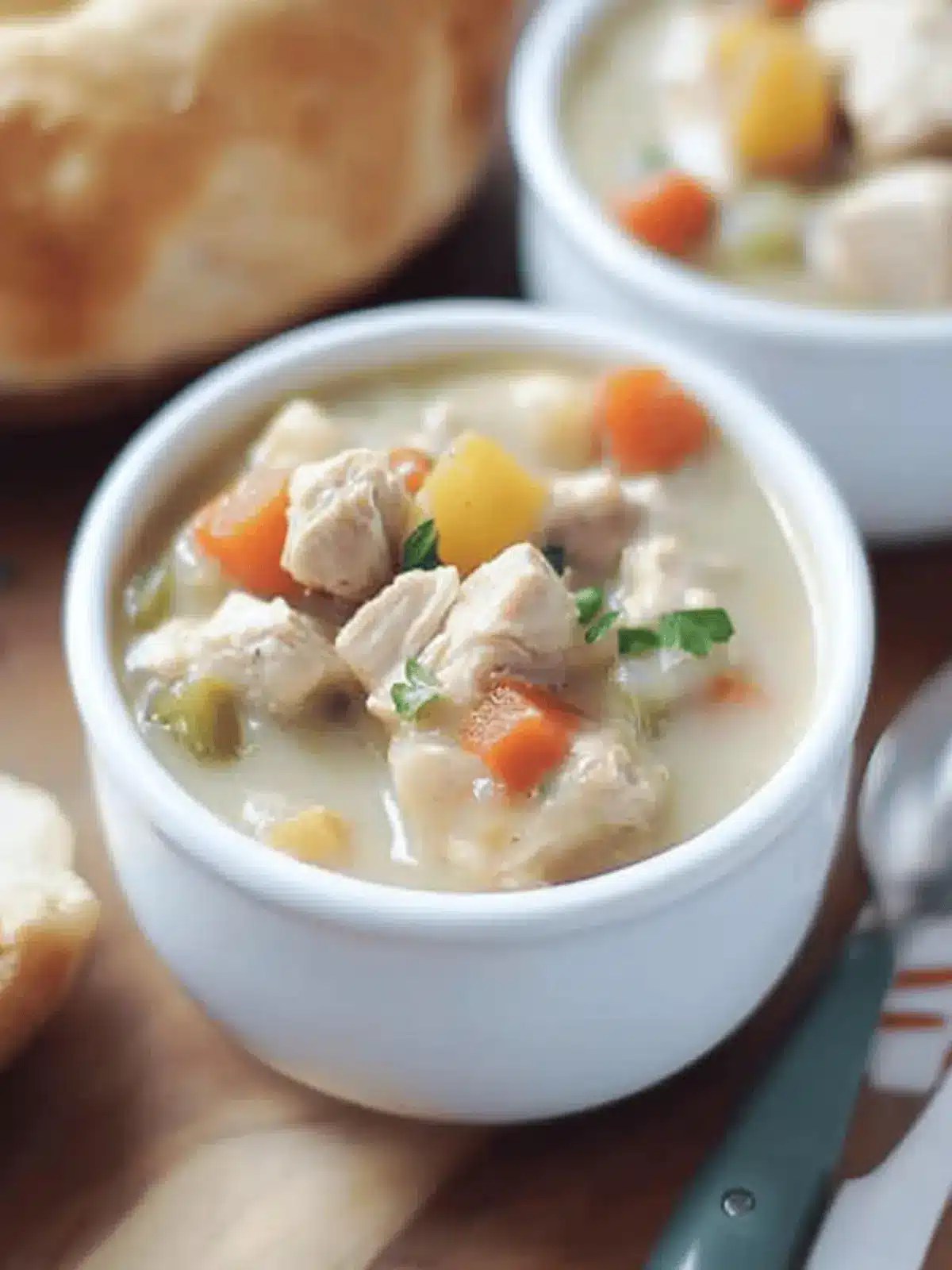 Slow Cooker Chicken Pot Pie Soup
