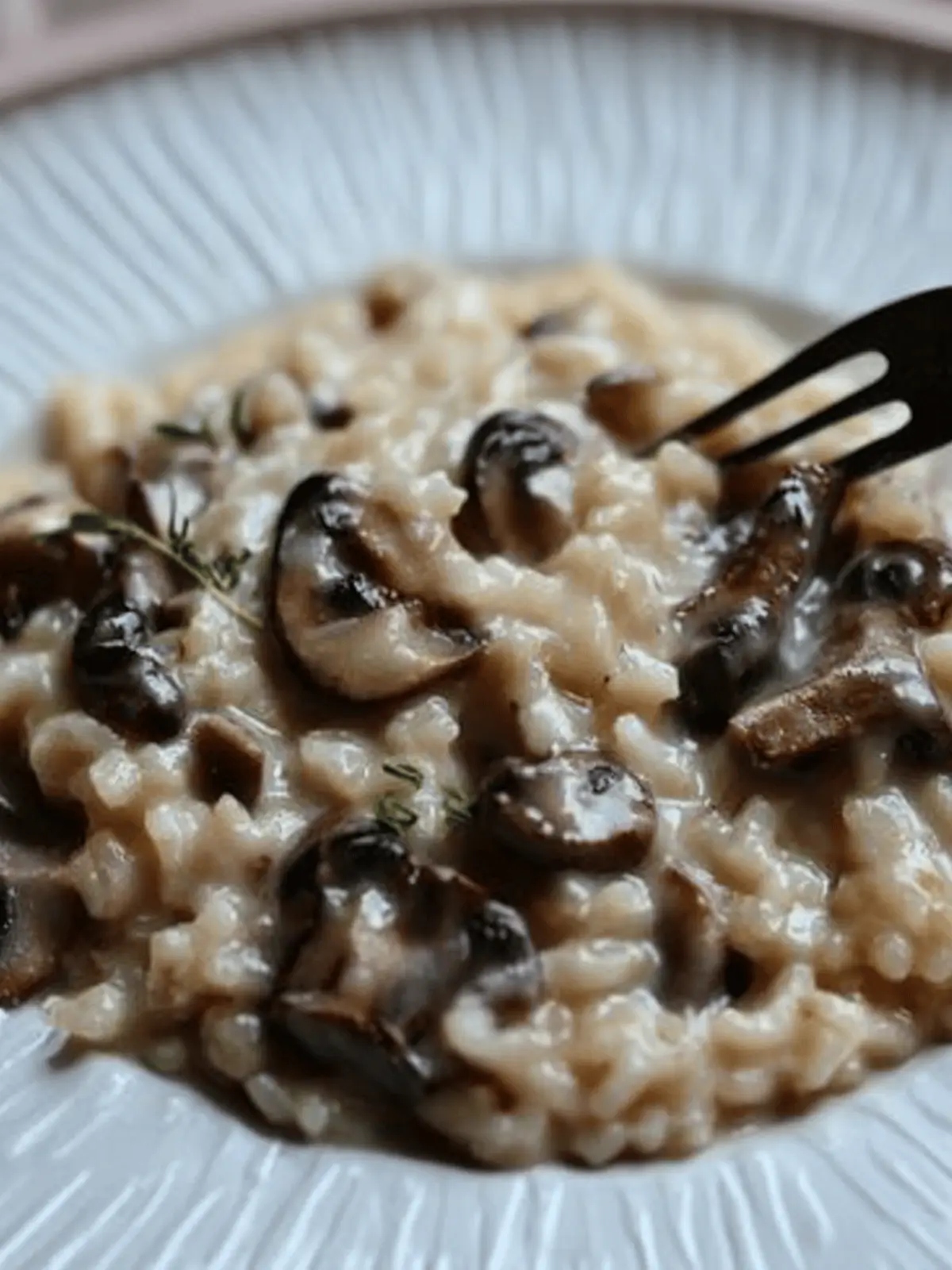 Baked Mushroom Risotto
