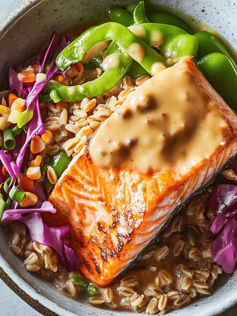 Savory Miso Salmon & Farro Bowl for a Quick, Healthy Dinner 2 Miso Salmon & Farro Bowl