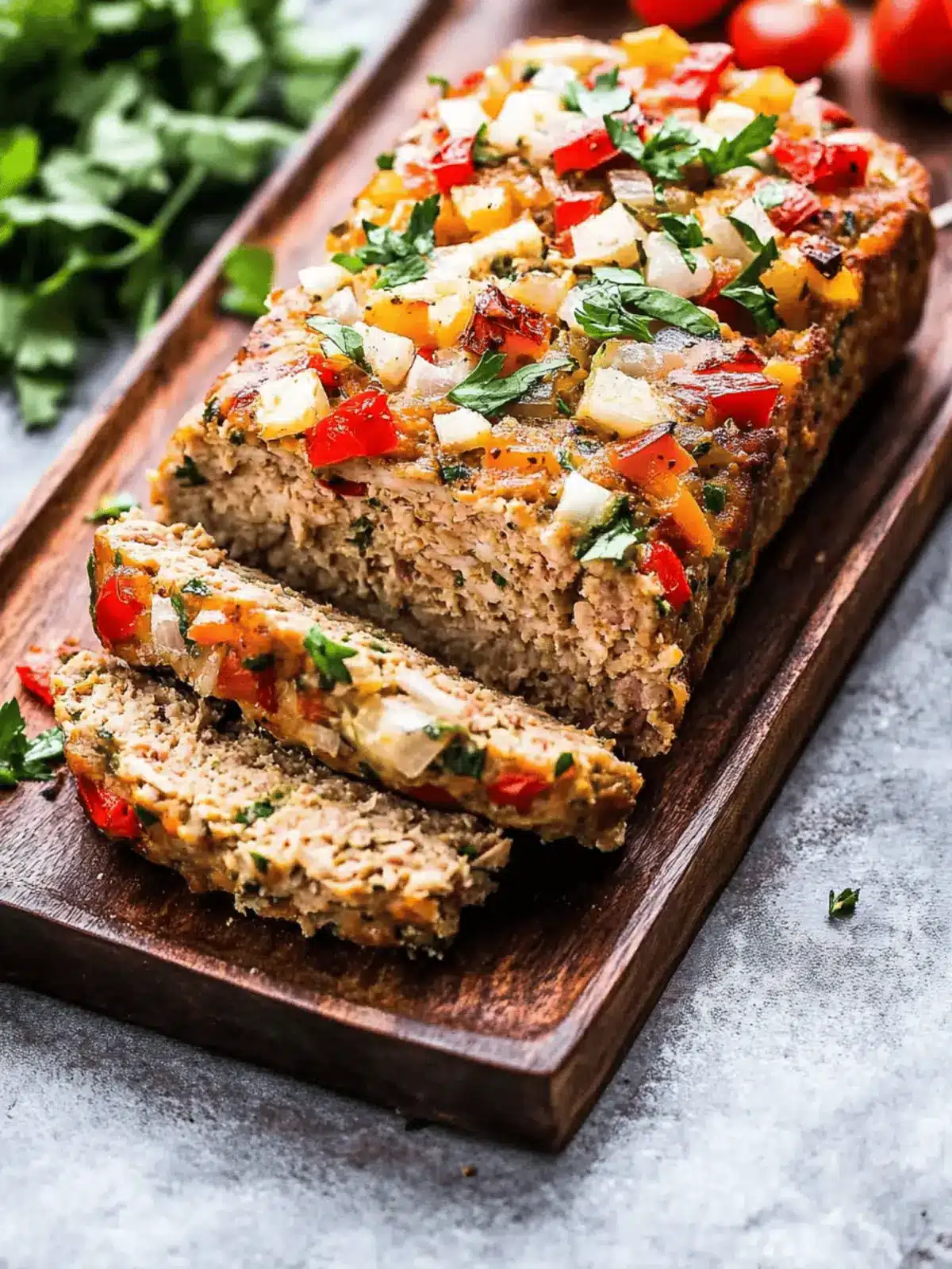 Mediterranean Turkey Meatloaf