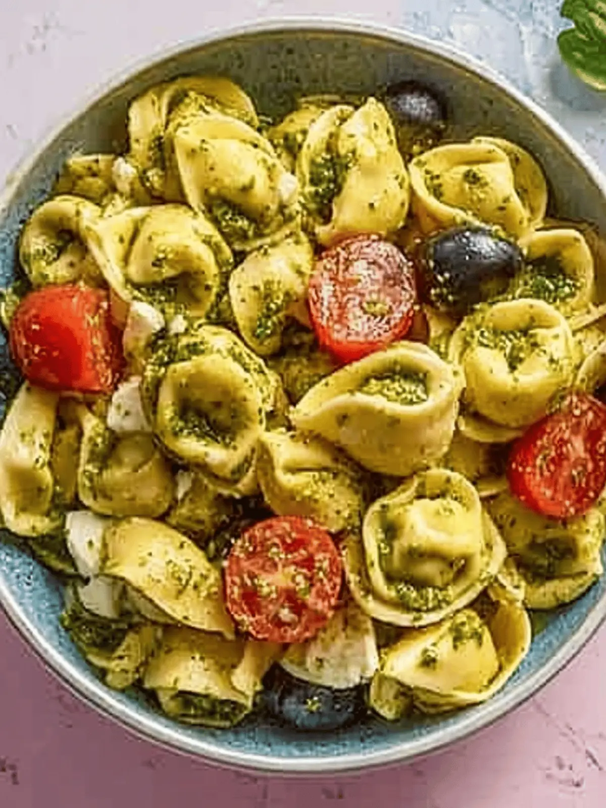 Pesto Tortellini Salad