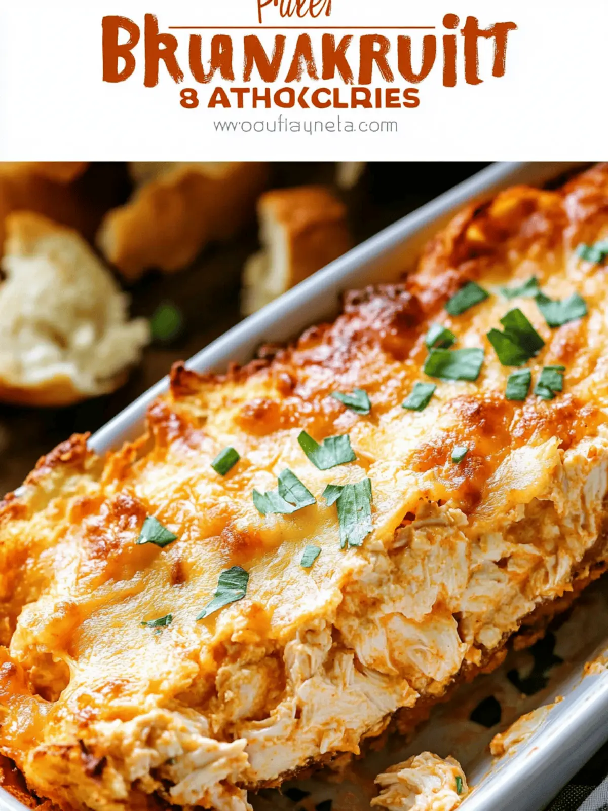 Baked Buffalo Chicken Dip