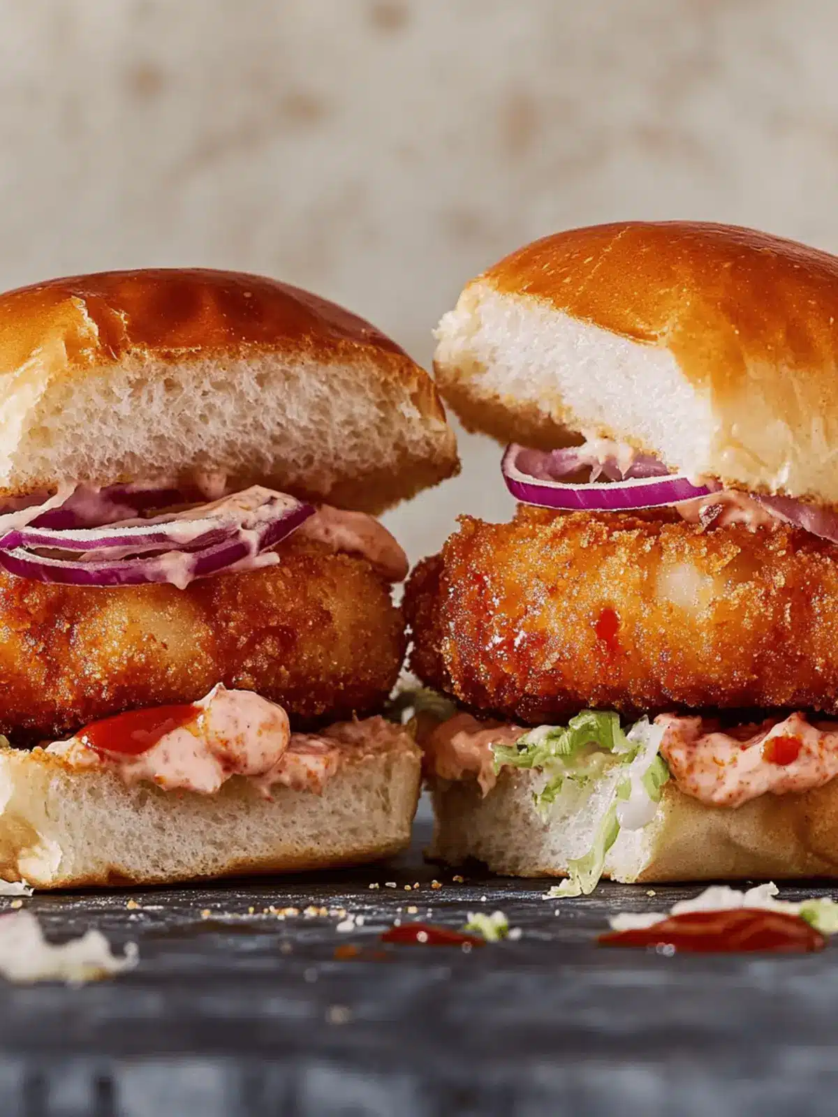 Shrimp Katsu Burgers