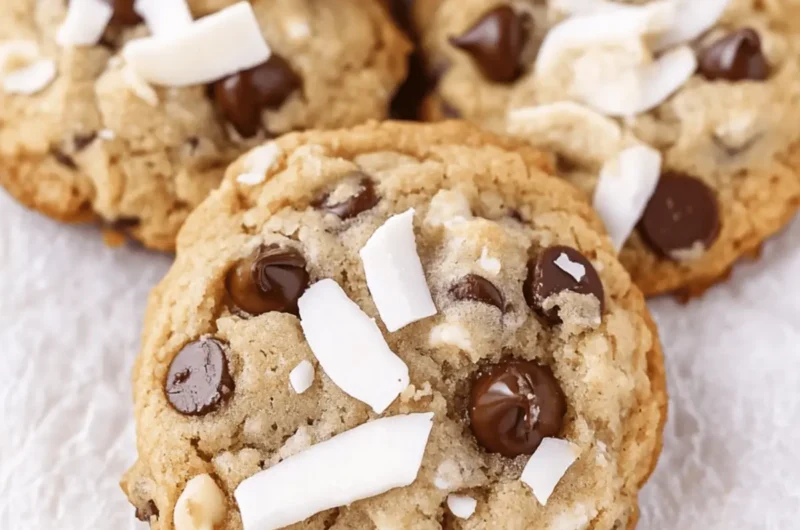 Coconut Chocolate Chip Cookies