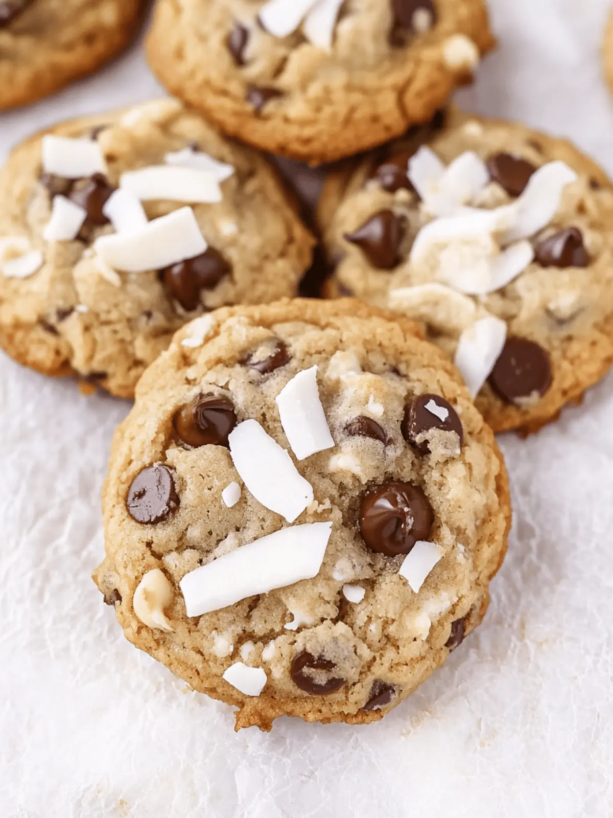 Coconut Chocolate Chip Cookies