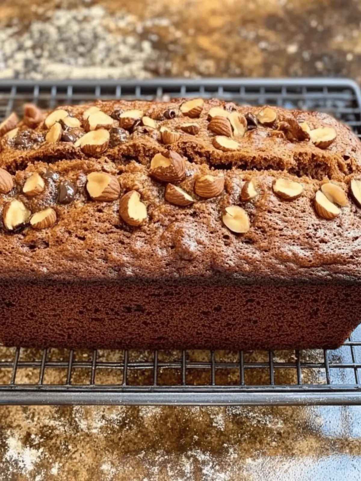 Chocolate Chip Walnut Banana Bread