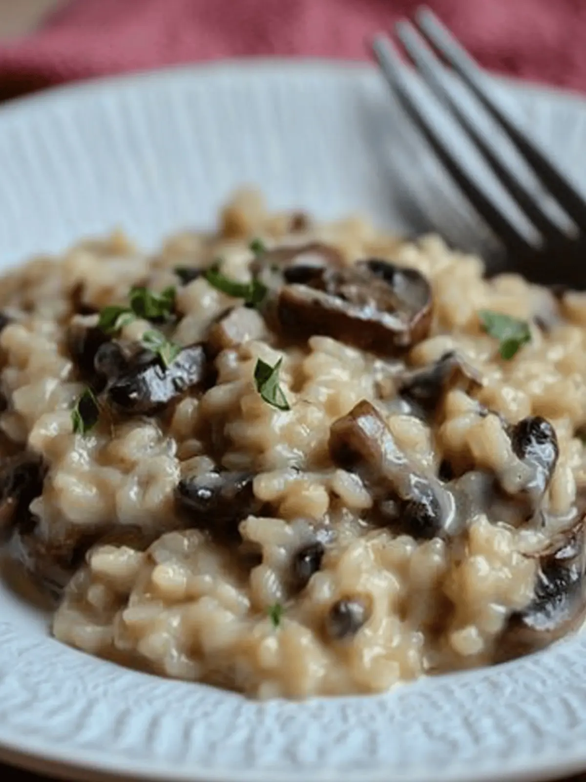 Baked Mushroom Risotto