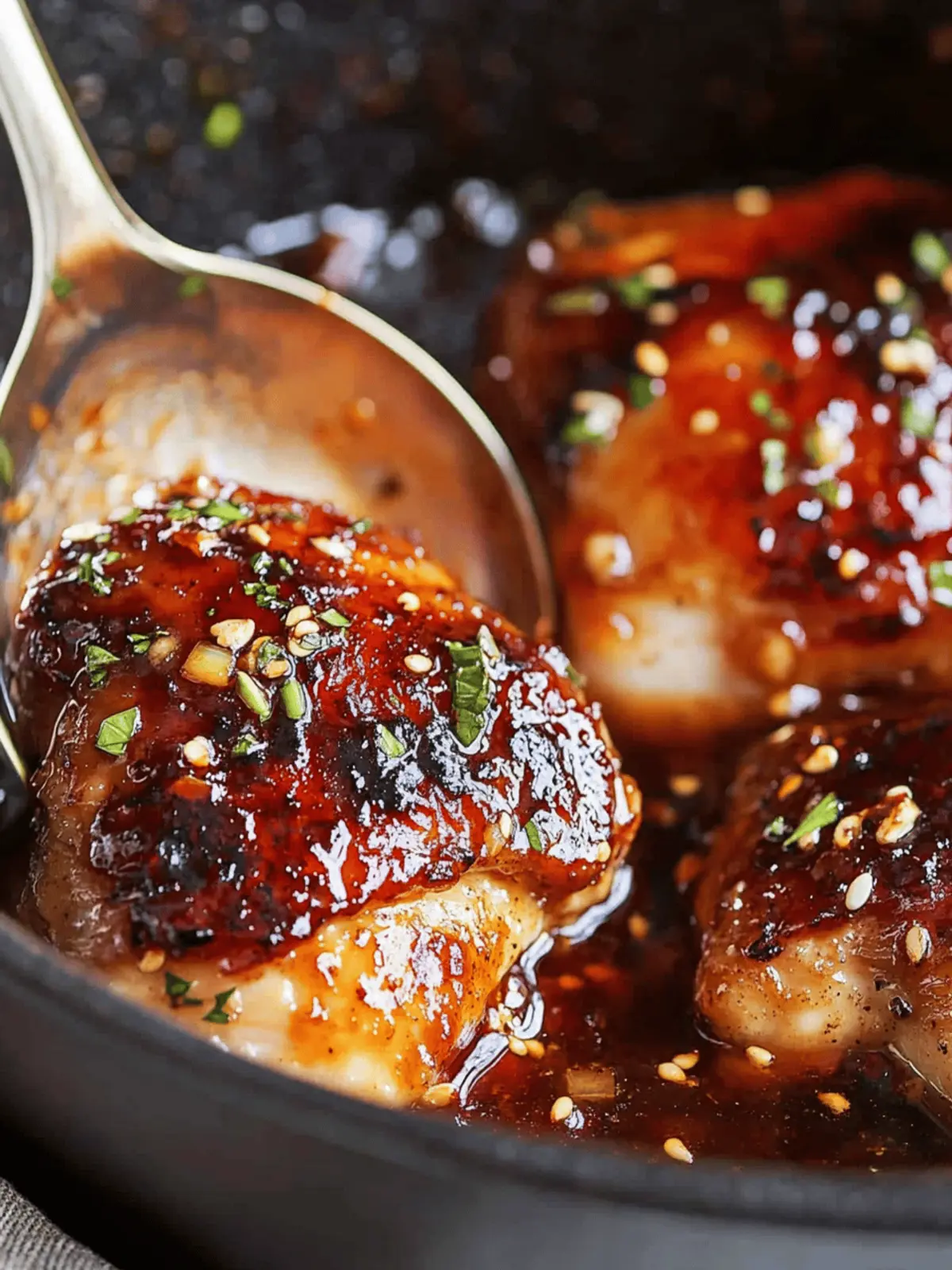 Brown Sugar Garlic Chicken Thighs