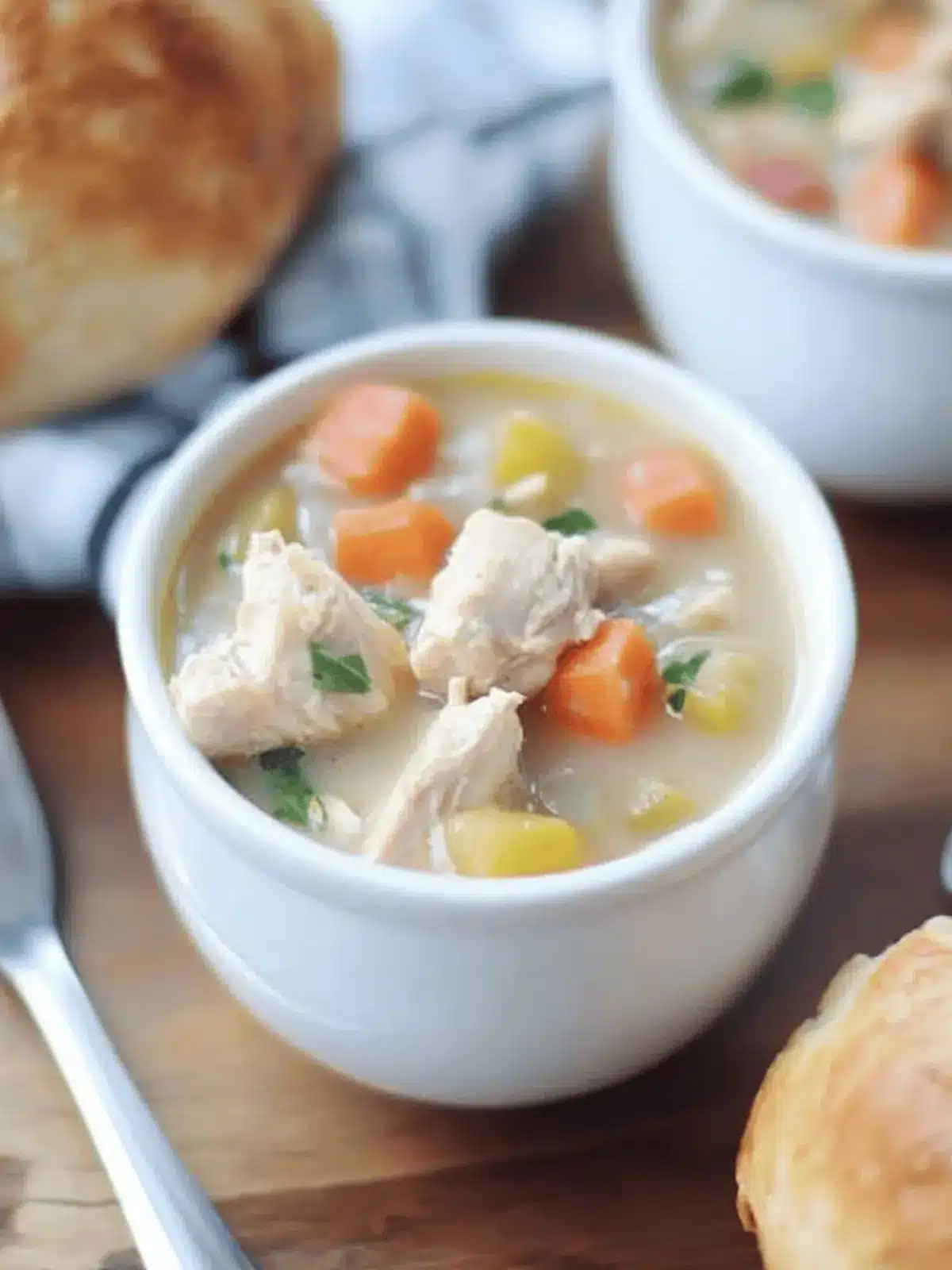 Slow Cooker Chicken Pot Pie Soup