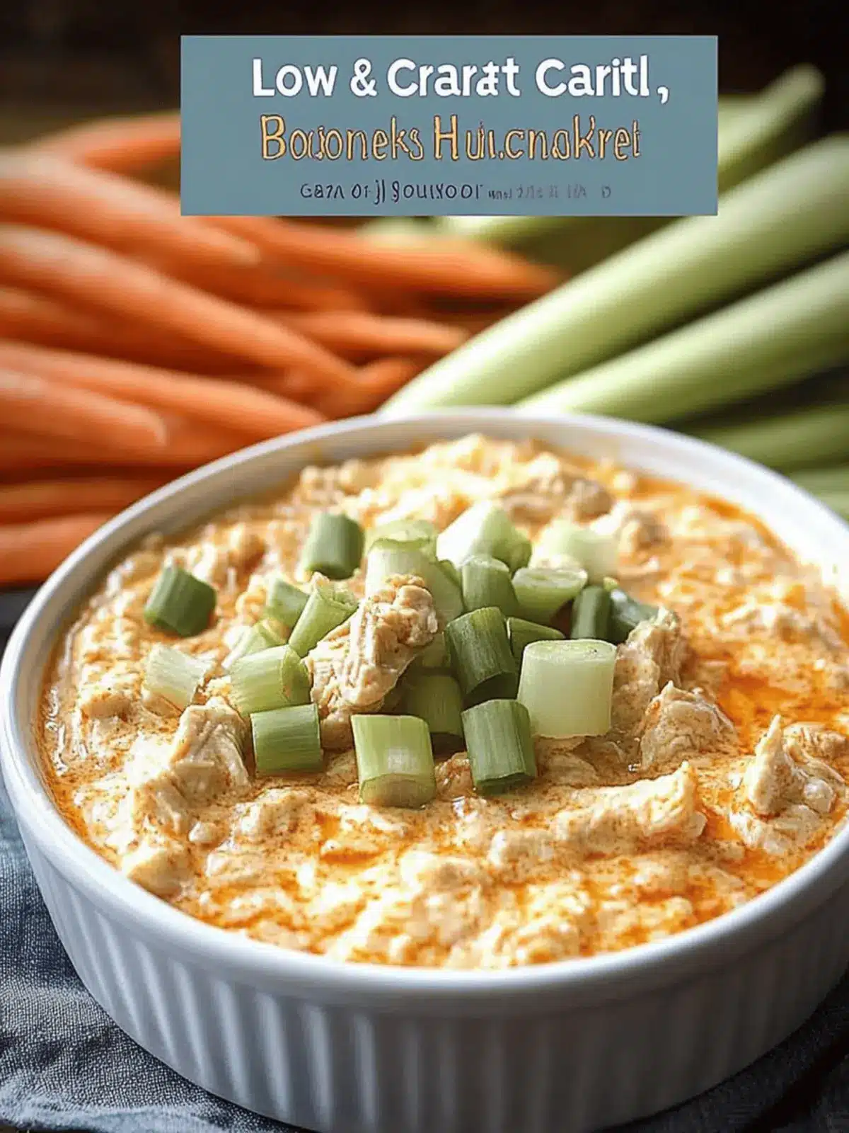 Low Carb Buffalo Chicken Dip
